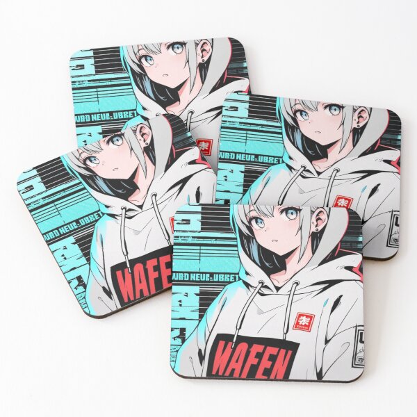 Item preview, Blue Eyes Anime Streetwear Girl designed and sold by AnimDream .
