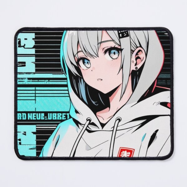 Item preview, Blue Eyes Anime Streetwear Girl designed and sold by AnimDream .