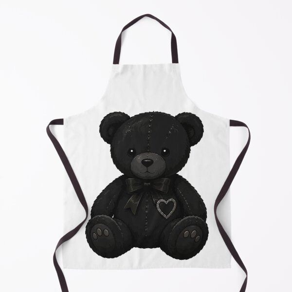 Item preview, Midnight Teddy Bear | Cute Gothic Plush Toy designed and sold by RidaSalArt.