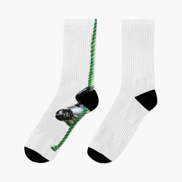 Item preview, Chrome Panda Climber - Metallic Bear on Green Rope with Smiley Ball designed and sold by RAYBIL.
