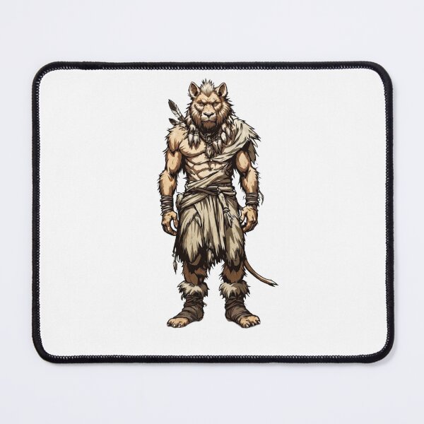 Item preview, Warrior Lion Character Fantasy Concept Art designed and sold by RoyalDeluxGo.