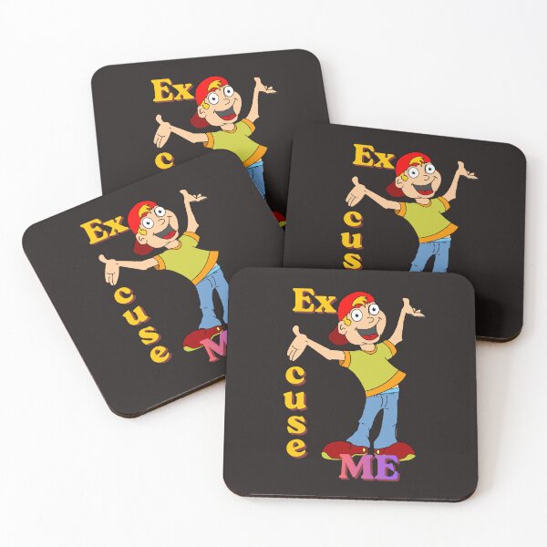Item preview, Excuse Me Cartoon Character Art designed and sold by sisterthreein.