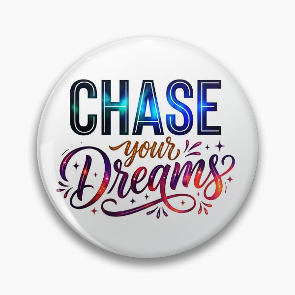 Item preview, Chase Your Dreams Typography Design Motivational designed and sold by VisionGraphic.