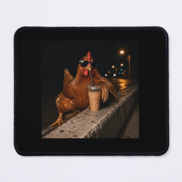 Item preview, Cool Chicken Drinking Iced Coffee | Funny Hen with Sunglasses | Chicken Lover Summer Design designed and sold by 76Valeria.