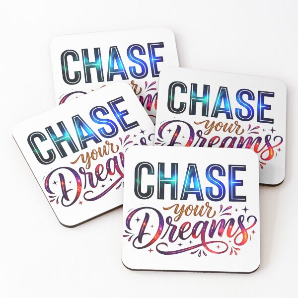 Item preview, Chase Your Dreams Typography Design Motivational designed and sold by VisionGraphic.