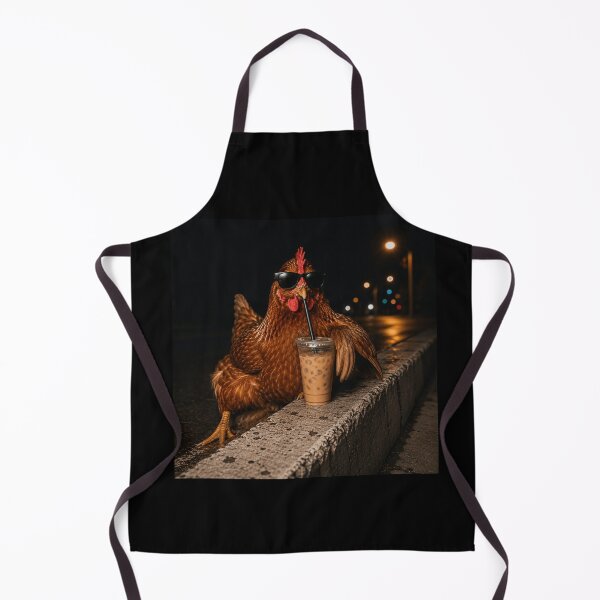 Item preview, Cool Chicken Drinking Iced Coffee | Funny Hen with Sunglasses | Chicken Lover Summer Design designed and sold by 76Valeria.