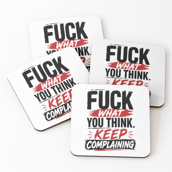 Item preview, Screw what you think. Keep complaining – Sarcastic statement designed and sold by Hamdy est 1985.