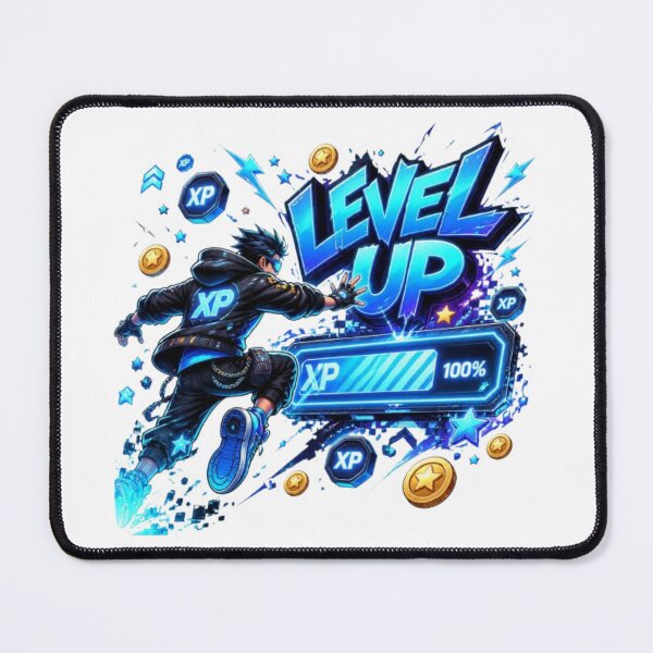 Item preview, LEVEL UP Gamer Graphic | Cyber Gaming Sticker for Gamers designed and sold by Stylestickers55.
