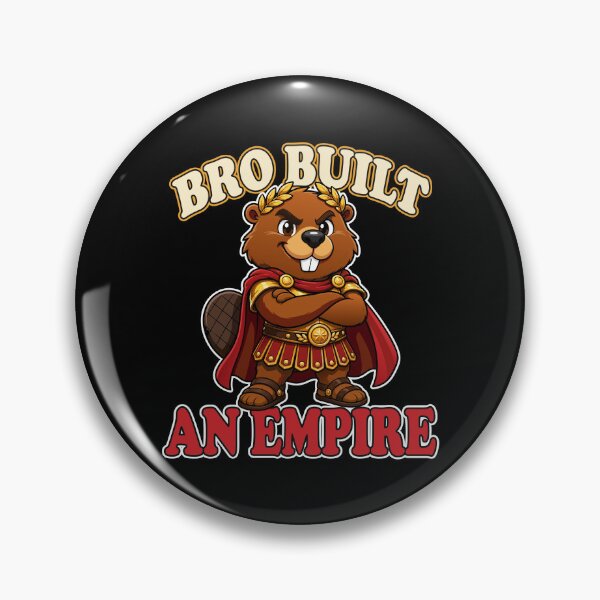 Item preview, Bro Built an Empire Funny Roman Beaver Meme designed and sold by Karma Design.