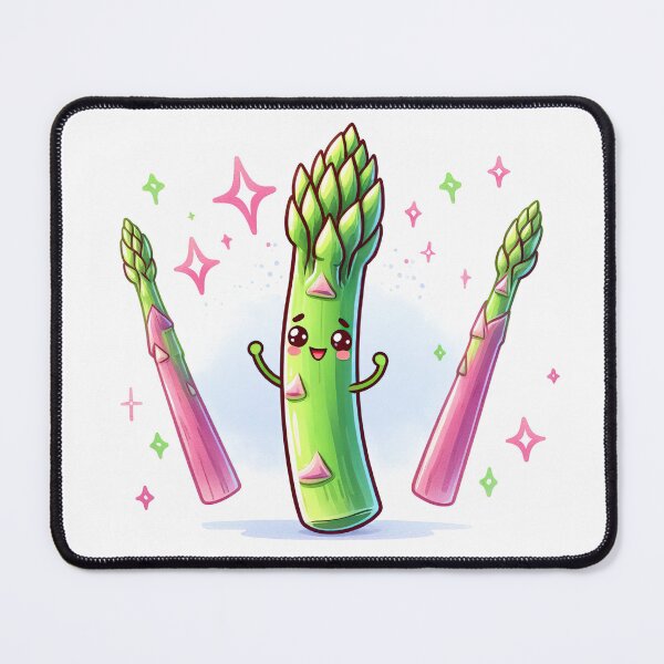 Item preview, Eat Your Asparagus Kawaii Garden Veggie designed and sold by pixiedustpaint.