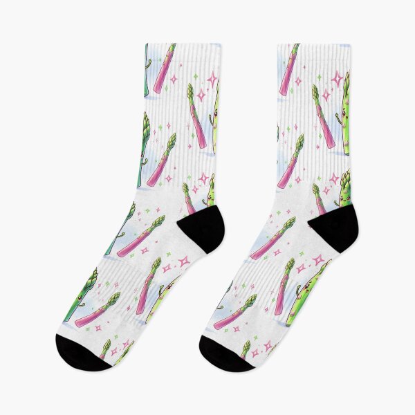 Item preview, Eat Your Asparagus Kawaii Garden Veggie designed and sold by pixiedustpaint.