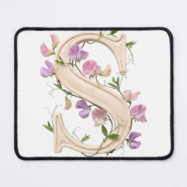 Item preview, Botanical Floral Letter S Monogram designed and sold by Helenaphotoart.