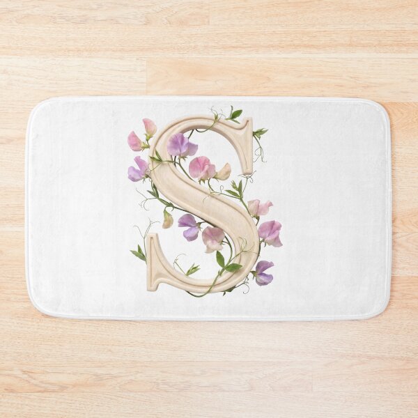 Item preview, Botanical Floral Letter S Monogram designed and sold by Helenaphotoart.