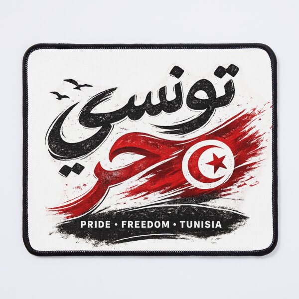 Item preview, Tonsi Hor (تونسي حر) – Tunisian Pride & Freedom Arabic Calligraphy designed and sold by Salma.Store.