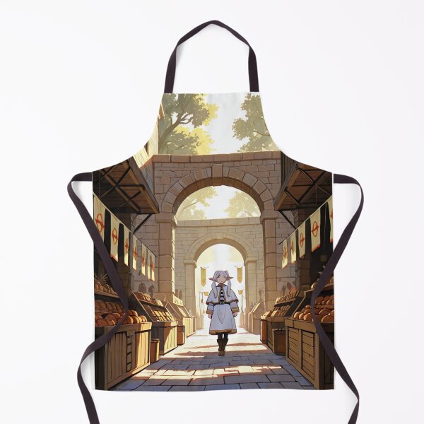 Item preview, Illustration - Stylized Market Alley, Evocation of Fantasy Role-Playing Games designed and sold by AnimeShin.