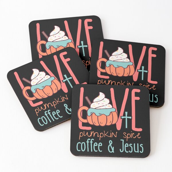 Item preview, Love Jesus Christ and Pumpkin Spice Coffee Lover, Fall For Jesus, Pumpkin Spice Latte, Cute Christian Fall  designed and sold by Forevermore.