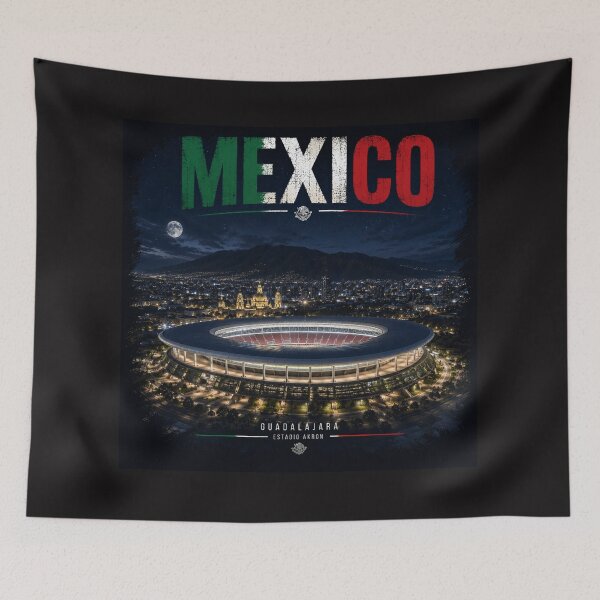 Item preview,  Mexico Guadalajara Sport Stadium Inspired Artwork designed and sold by globetrottergfx.