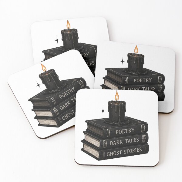 Item preview, Candle of Forgotten Stories | Dark Academia Books  designed and sold by RidaSalArt.