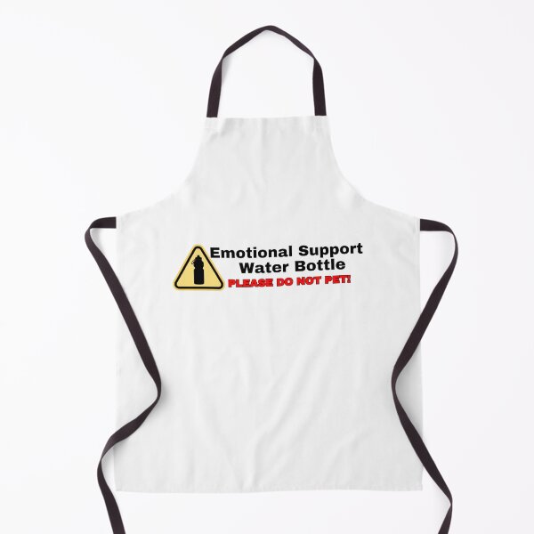 Item preview, Emotional Support [1Sticker] Water Bottle designed and sold by SeaNympth.