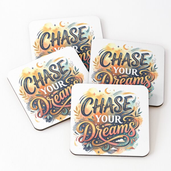 Item preview, Chase Your Dreams Typography Design Motivational  designed and sold by VisionGraphic.