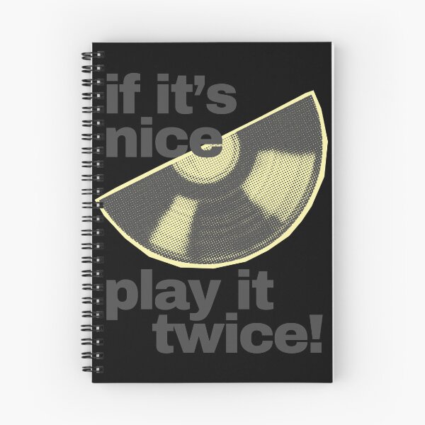 Item preview, If Its Nice Play It Twice Retro Vinyl Record Design designed and sold by eMKa82.