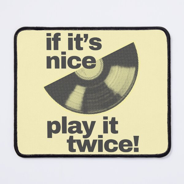 Item preview, If Its Nice Play It Twice Retro Vinyl Record Design designed and sold by eMKa82.