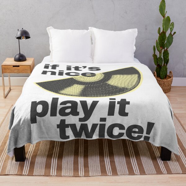 Item preview, If Its Nice Play It Twice Retro Vinyl Record Design designed and sold by eMKa82.