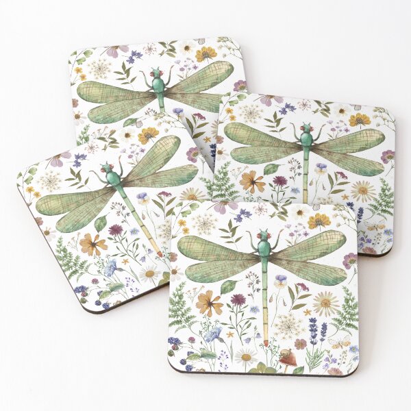 Item preview, Floral Dragonfly designed and sold by Fairymeshop.