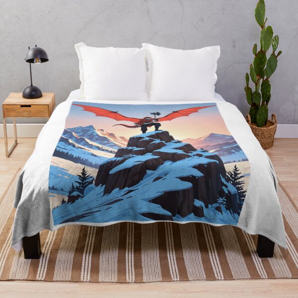 Item preview, Illustration - Winged Fantastic Character, Epic Adventure in a Mountainous Setting designed and sold by AnimeShin.