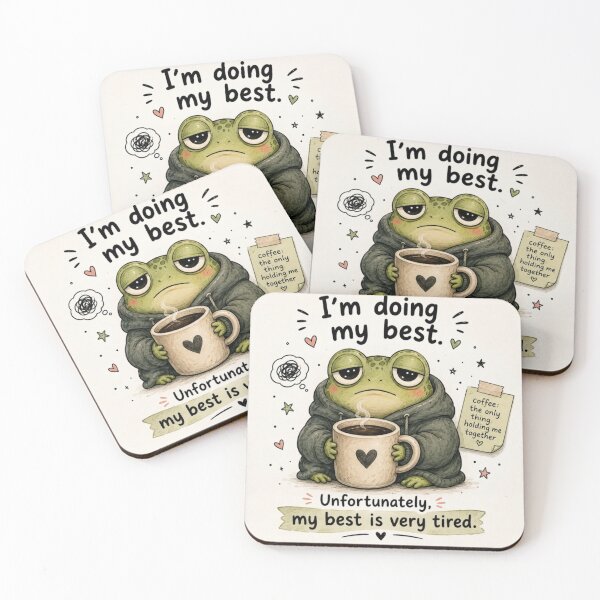 Item preview, My best is very tired  designed and sold by Weird & wonderful .