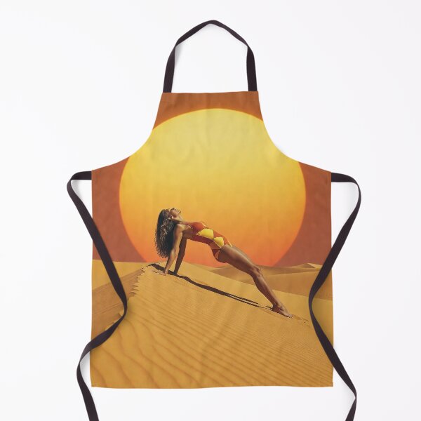 Item preview, Sunset Warrior – Desert Dune Yoga Poster | Golden Hour Wall Art designed and sold by Cary-s.