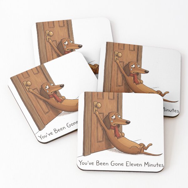 Item preview, Clingy Dachshund Meme Funny Dog Anxiety Shirt Design designed and sold by jgoteiner.