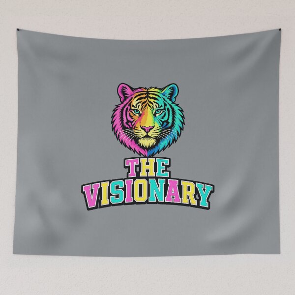 Item preview, The Visionary – Pastel Tiger Varsity designed and sold by Aimetoi.