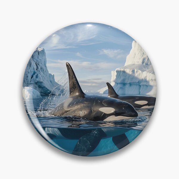 Item preview, Majestic Orca Whale in Arctic Waters designed and sold by Nadir071010.