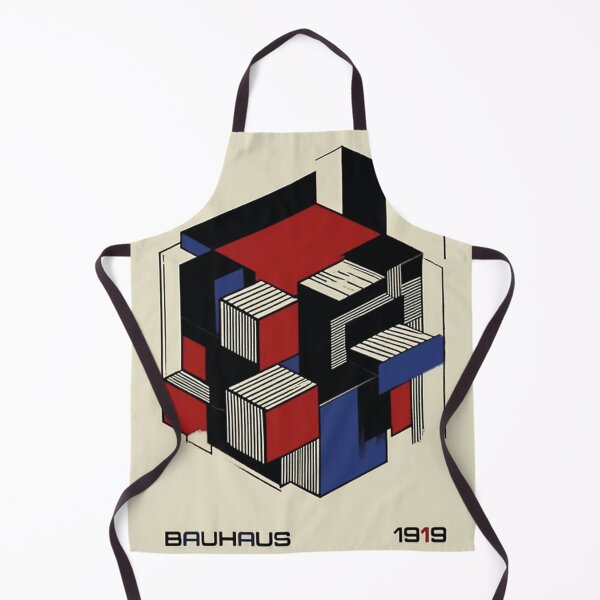 Item preview, Bauhaus Weimar Exhibition Poster: Retro Geometric Abstract Shapes and German Design Fan Art designed and sold by benja-08.