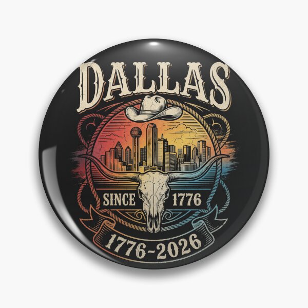 Item preview, Dallas Texas Skyline Skull Cowboy 1776 - 2026 designed and sold by legendaryskins.