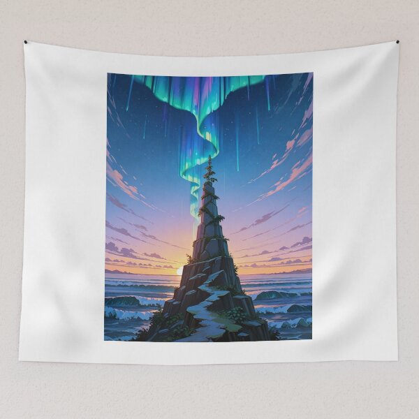 Item preview, Landscape - Arctic Light Phenomena, Natural Splendor and Serenity designed and sold by AnimeShin.