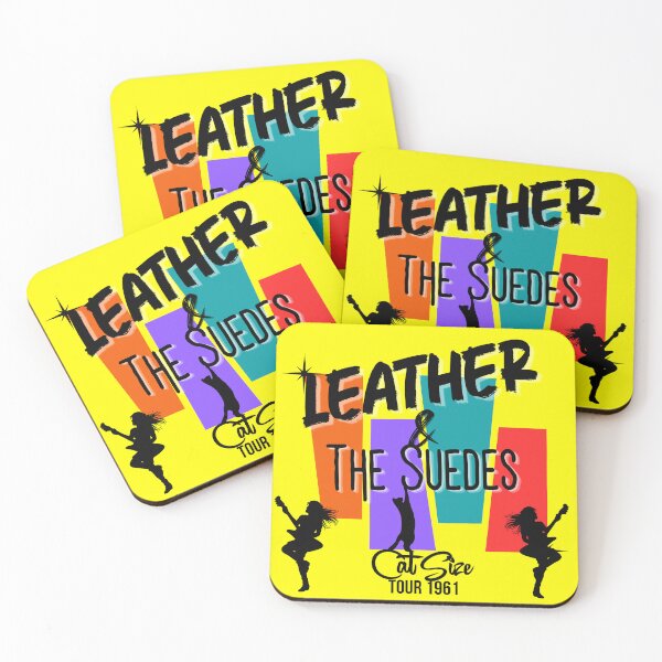 Item preview, Leather & The Suedes Cat Size Tour designed and sold by Dopameme Depot.
