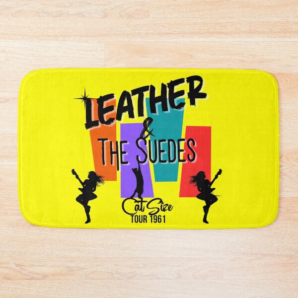 Item preview, Leather & The Suedes Cat Size Tour designed and sold by Dopameme Depot.