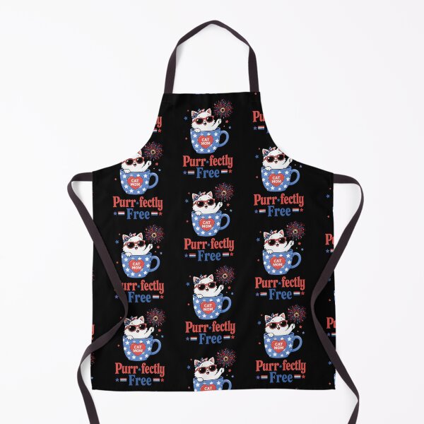 Item preview, Festive Cat in Patriotic designed and sold by abieran.