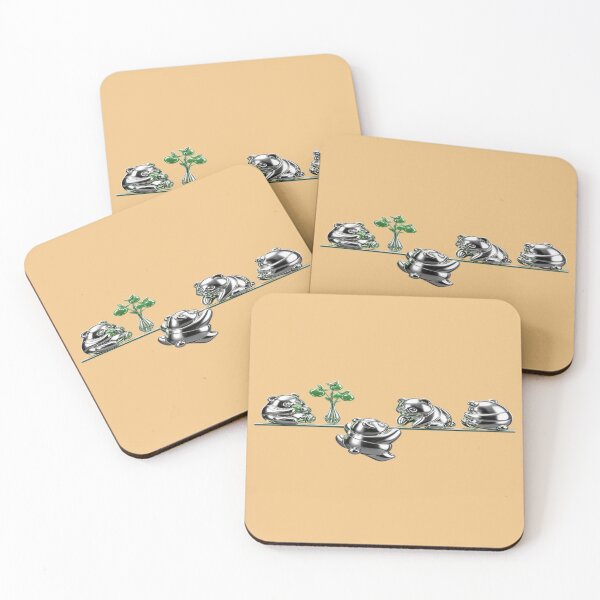 Item preview, Pandas Collection - 3D Metal Figurines with Green Bamboo designed and sold by RAYBIL.