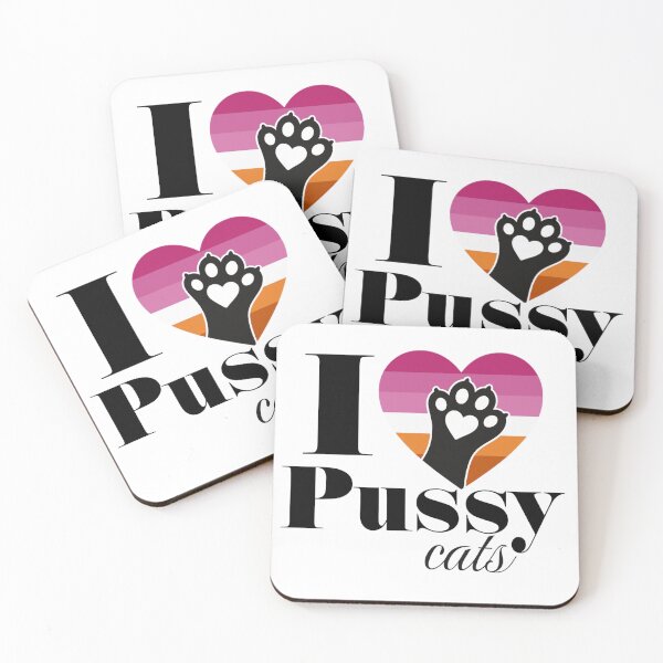Item preview, I love PUSSY cats designed and sold by ShellyLVT82.