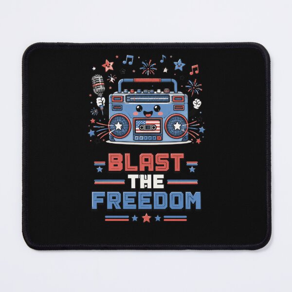 Item preview, Retro Boombox with Musical Elements designed and sold by abieran.