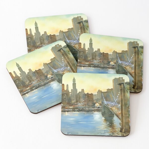 Item preview, Bridges and Blue Waters designed and sold by RCWatercolours.