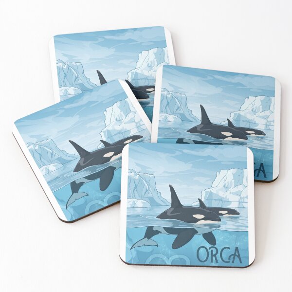 Item preview, Killer Whale Orca Arctic Ocean Illustration designed and sold by Nadir071010.