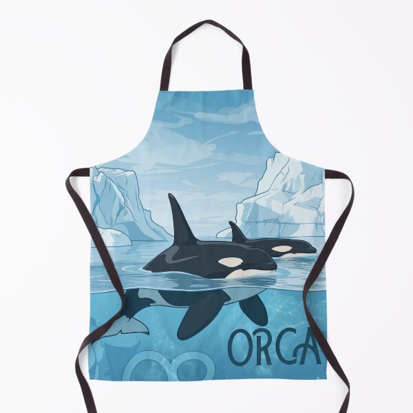 Item preview, Killer Whale Orca Arctic Ocean Illustration designed and sold by Nadir071010.