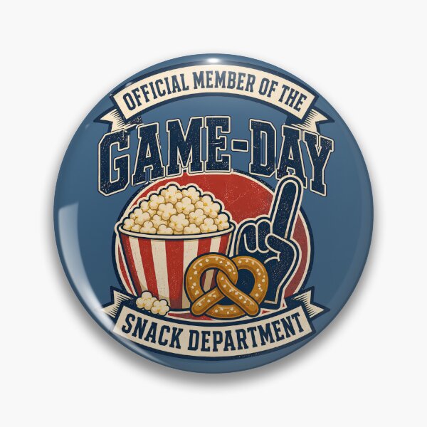Item preview, Official Member of the Game Day Snack Department Funny Sports Party Design designed and sold by Nawi32.