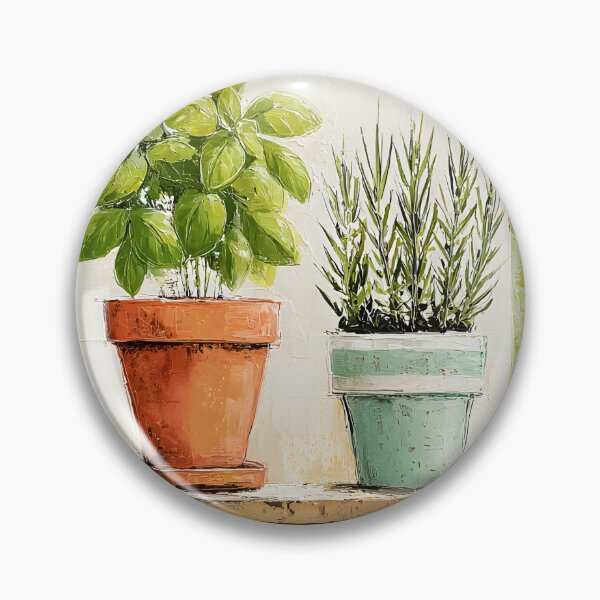 Item preview, Rustic Kitchen Herb Garden with Lavender Rosemary Basil and Vintage Bottle Farmhouse Wall Art designed and sold by OlfactoART Studio.