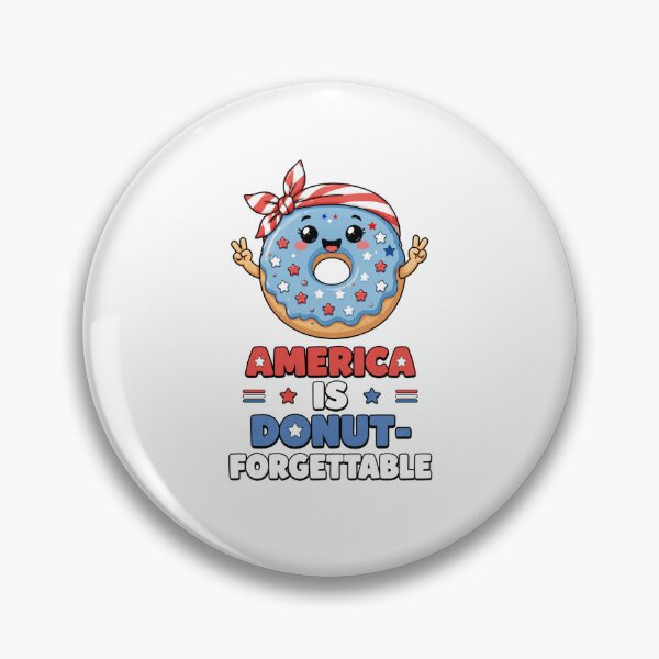 Item preview, Patriotic Donut Character designed and sold by abieran.