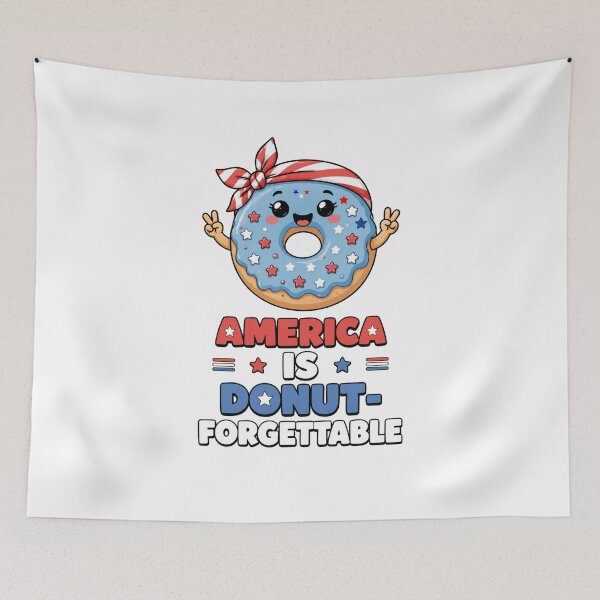 Item preview, Patriotic Donut Character designed and sold by abieran.